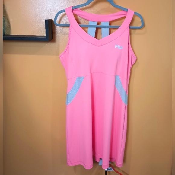 Fila Sport Pink and Gray Sports Athletic Dress size XL NWOT - Picture 2 of 16